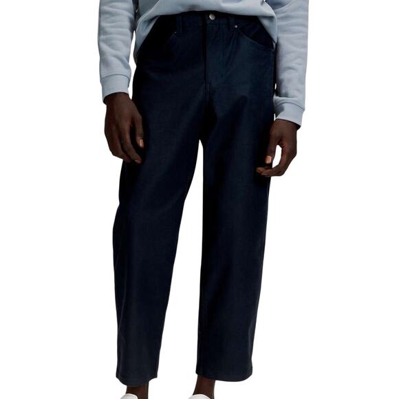 Lululemon ABC Crop Pant Relaxed Utilitech True Navy Men's Size 36 x 27 EUC - Picture 1 of 11